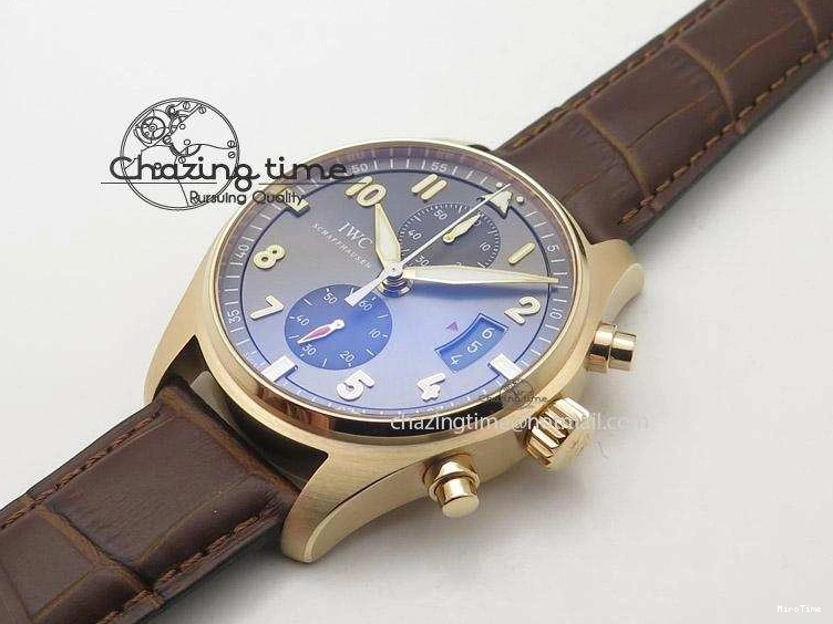 MIROTIME 0522 Pilot Chrono RG 3878 ZF Best Edition Grey Dial On Brown Leather Strap A UrbanChic 7330